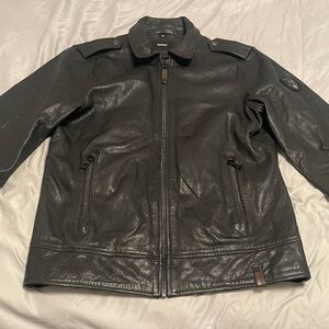 Rudsak leather bomber jacket.